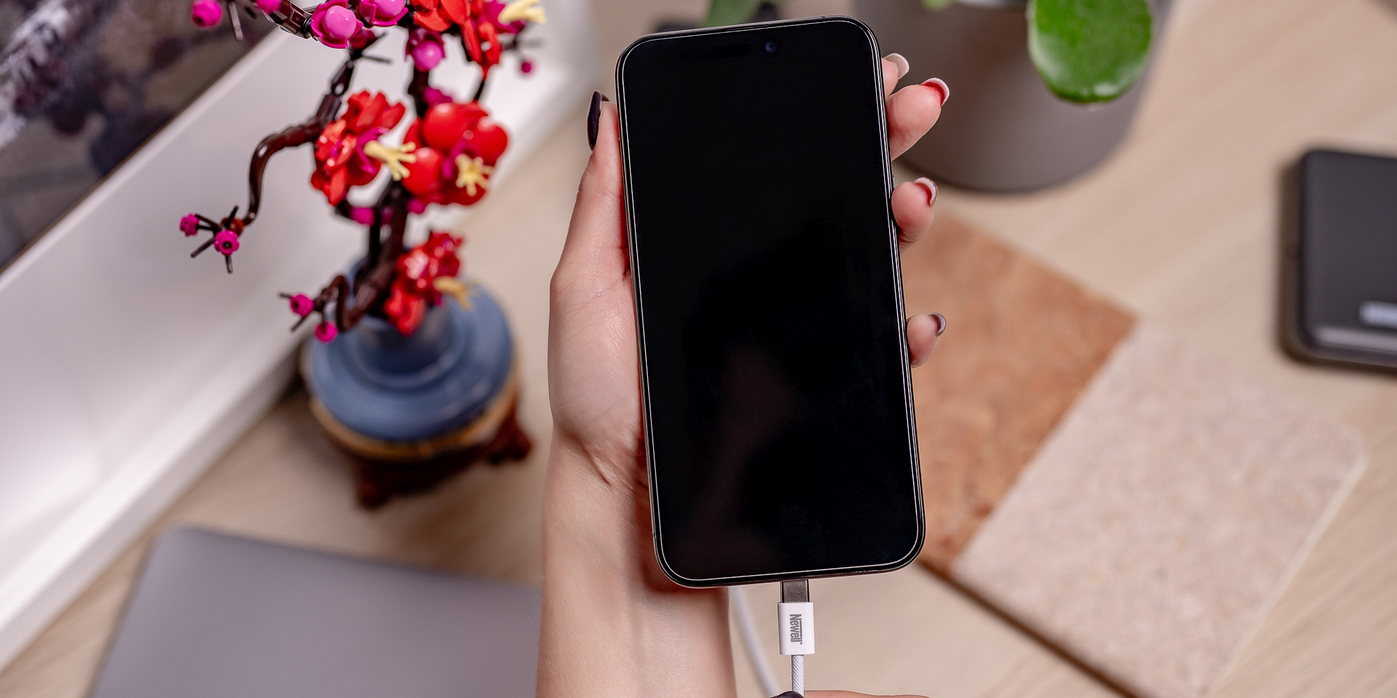 Newell-USB-C-USB-C-60-W-kabel-2-m-bílý-6